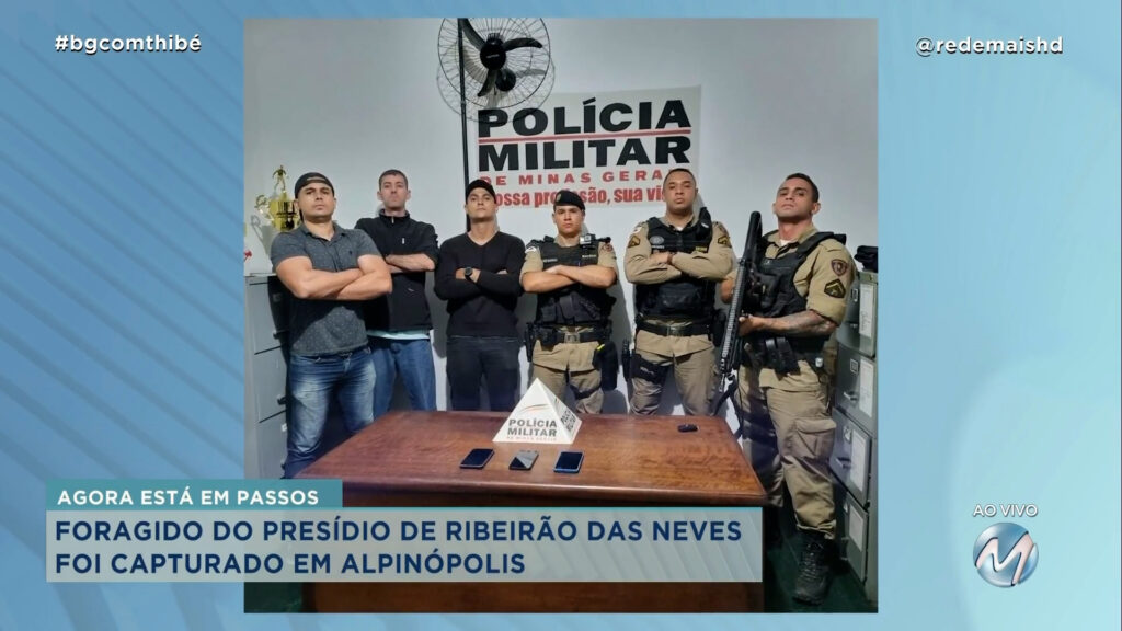 FORAGIDO DA JUSTIÇA É PRESO EM ALPINÓPOLIS