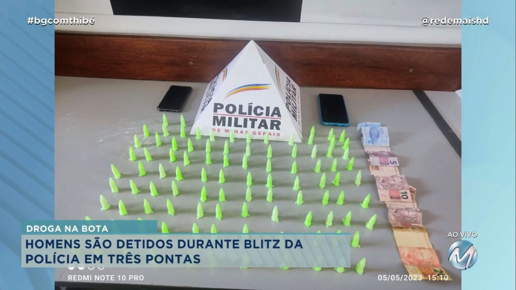 HOMEM SÃO DETIDOS POR TRÁFICO EM TRÊS PONTAS