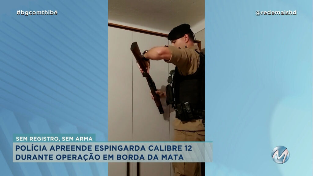 JOVEM É PRESO COM DROGAS EM BORDA DA MATA