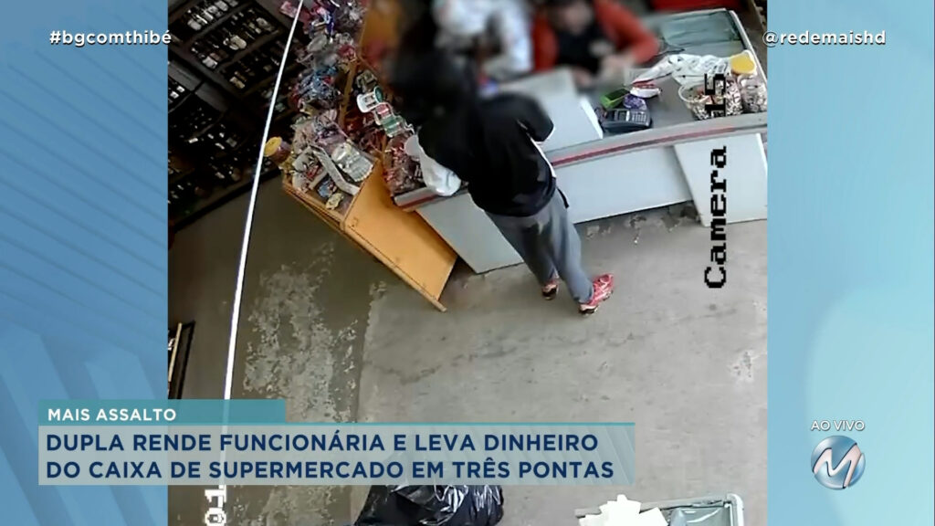 SUPERMERCADO É ASSALTADO EM TRÊS PONTAS