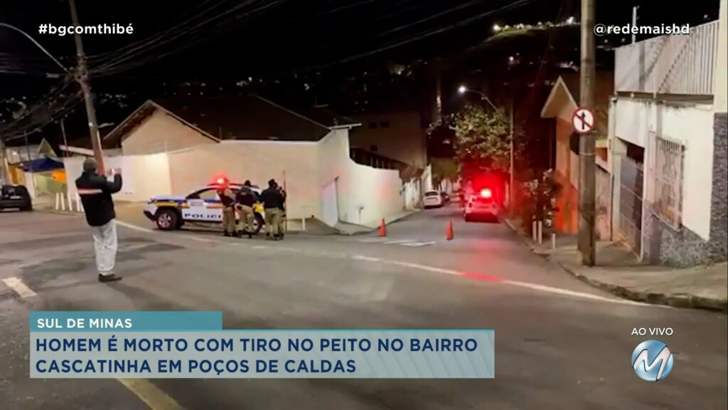 HOMEM É MORTO COM TIRO NO PEITO