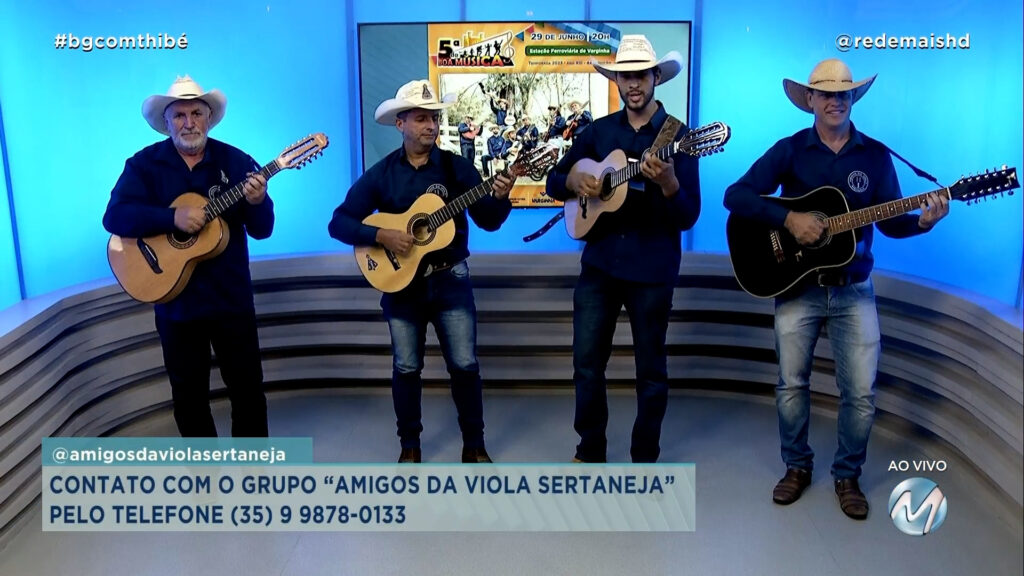 “AMIGOS DA VIOLA SERTANEJA” SE APRESENTAM NA 5ª DA BOA MÚSICA