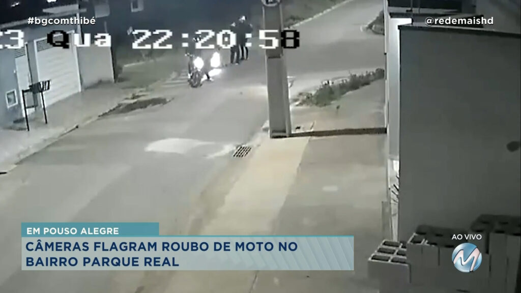 MOTO É ROUBADA EM POUSO ALEGRE