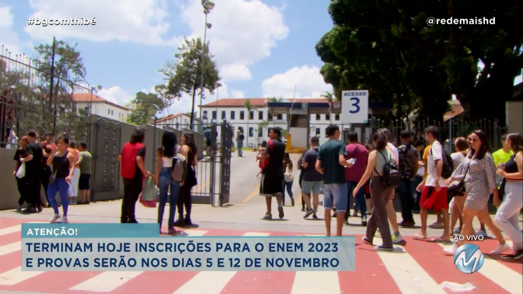 TERMINAM AS INSCRIÇÕES PARA O ENEM