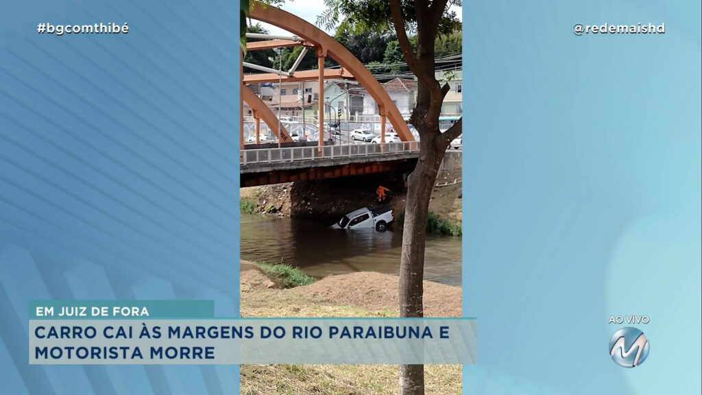 CARRO CAI ÀS MARGENS DE RIO E IDOSO MORRE