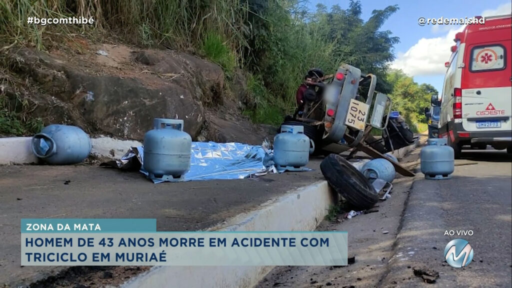 ACIDENTE COM TRICICLO DEIXA UMA PESSOA MORTA