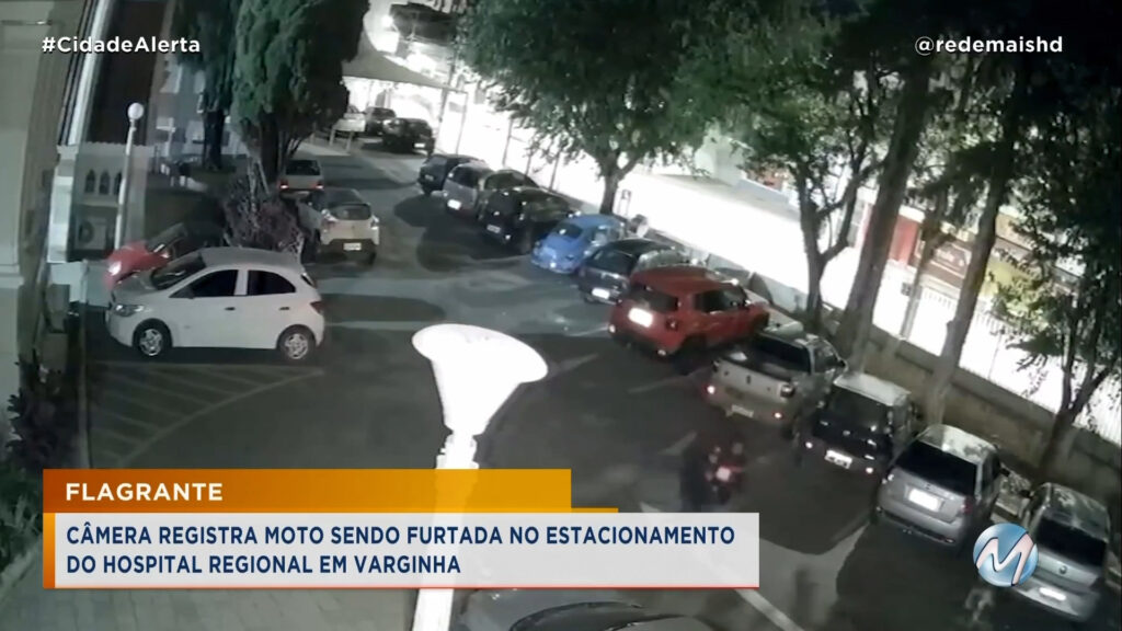 LADRÕES ATACAM E FURTAM MOTOS NO ESTACIONAMENTO DE HOSPITAL