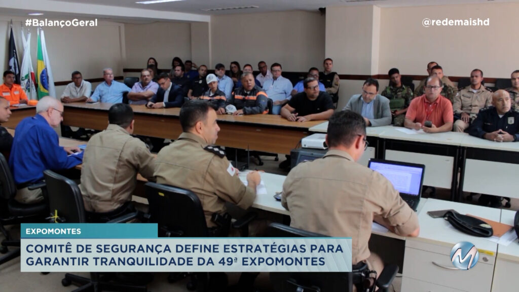 COMITÊ DEFINE ESTRATÉGIAS PARA SEGURANÇA NA EXPOMONTES