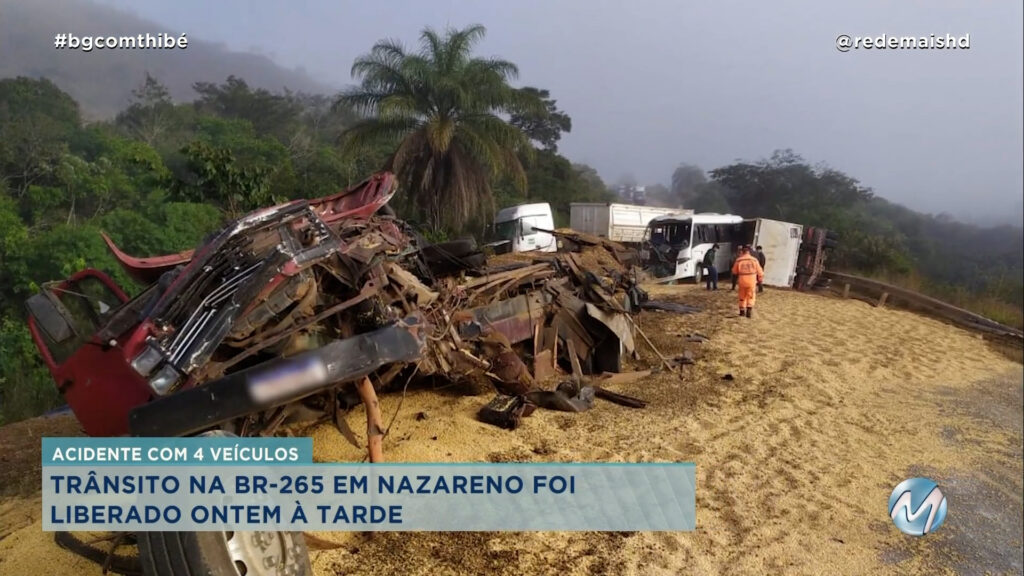 VÍTIMAS DO ACIDENTE NA BR-265 EM NAZARENO SÃO ENTERRADAS HOJE À TARDE