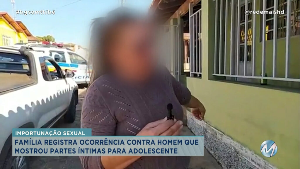 HOMEM MOSTRA PARTES ÍNTIMAS EM IBITIÚRA DE MINAS