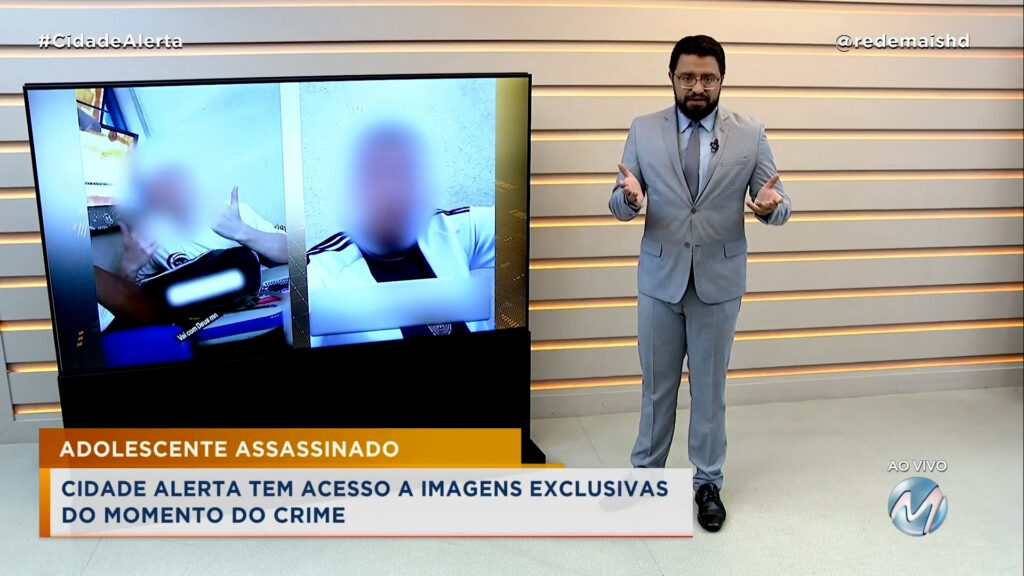 ADOLESCENTE ASSASSINADO: CIDADE ALERTA TEM ACESSO A IMAGENS EXCLUSIVAS DO MOMENTO DO CRIME