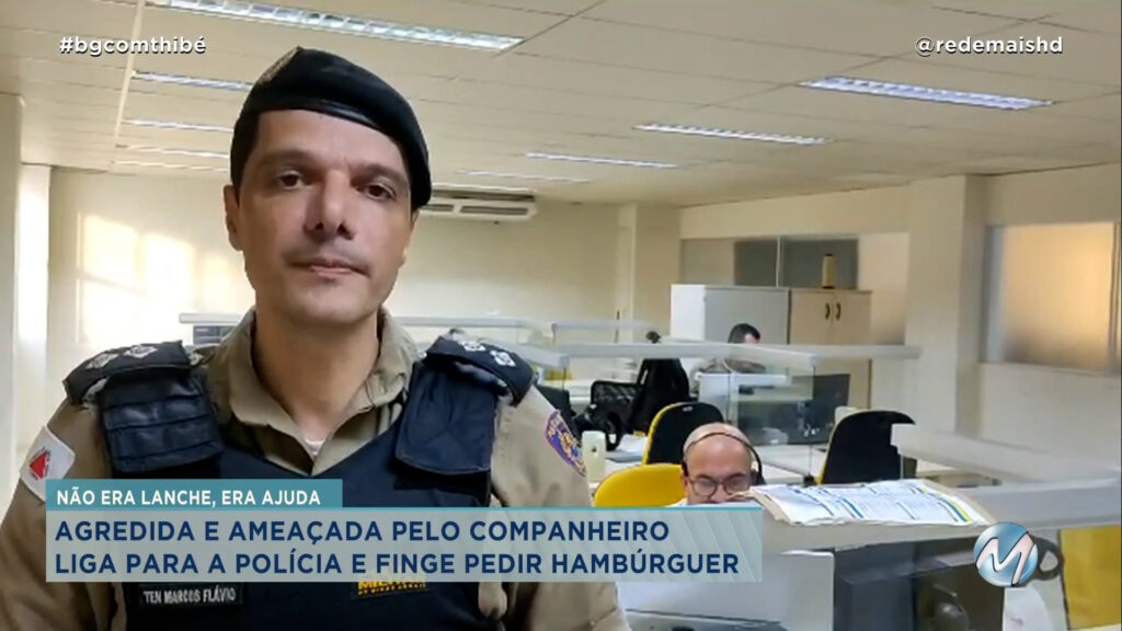 MULHER FINGE ENCOMENDAR LANCHE E PEDE AJUDA