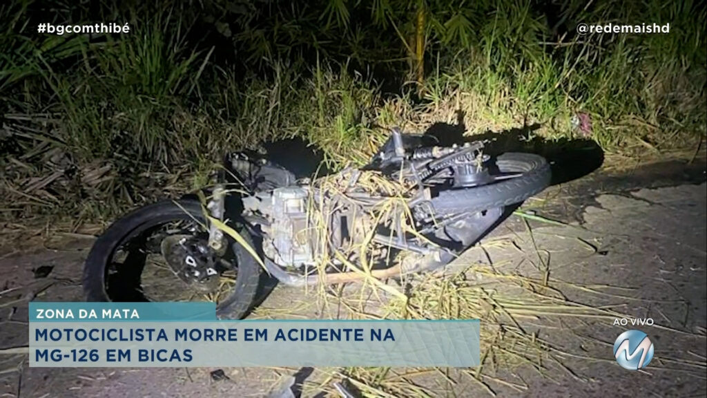 MOTOCICLISTA MORRE EM ACIDENTE NA RODOVIA MG-126