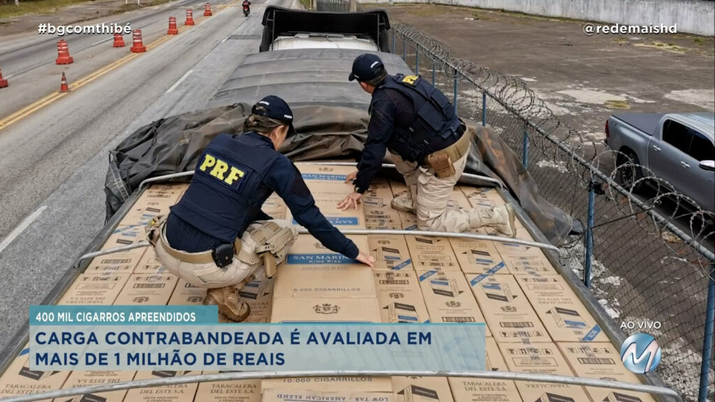 CARGA DE CIGARROS É APREENDIDA