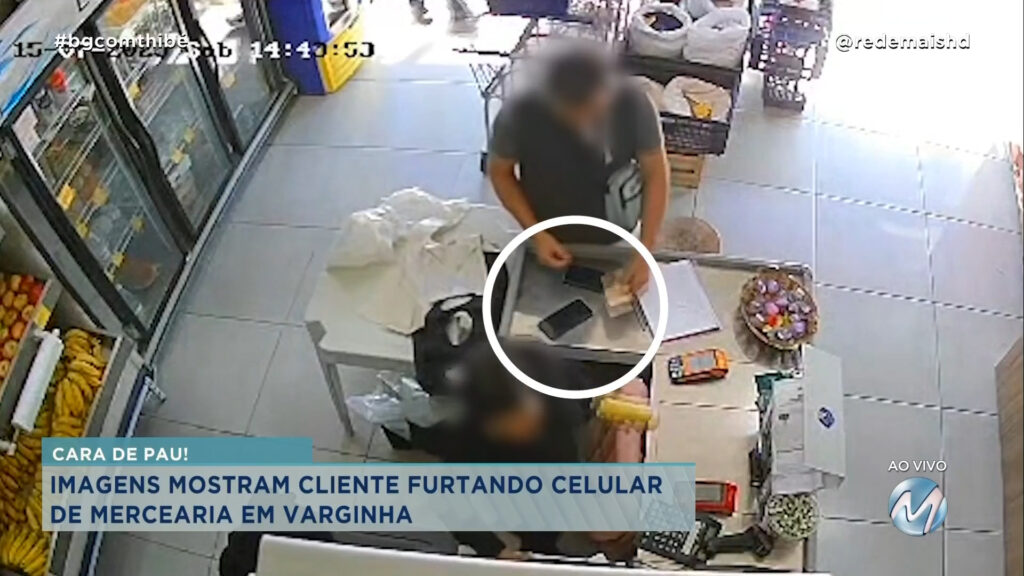 CÂMERA FLAGRA FURTO EM MERCEARIA