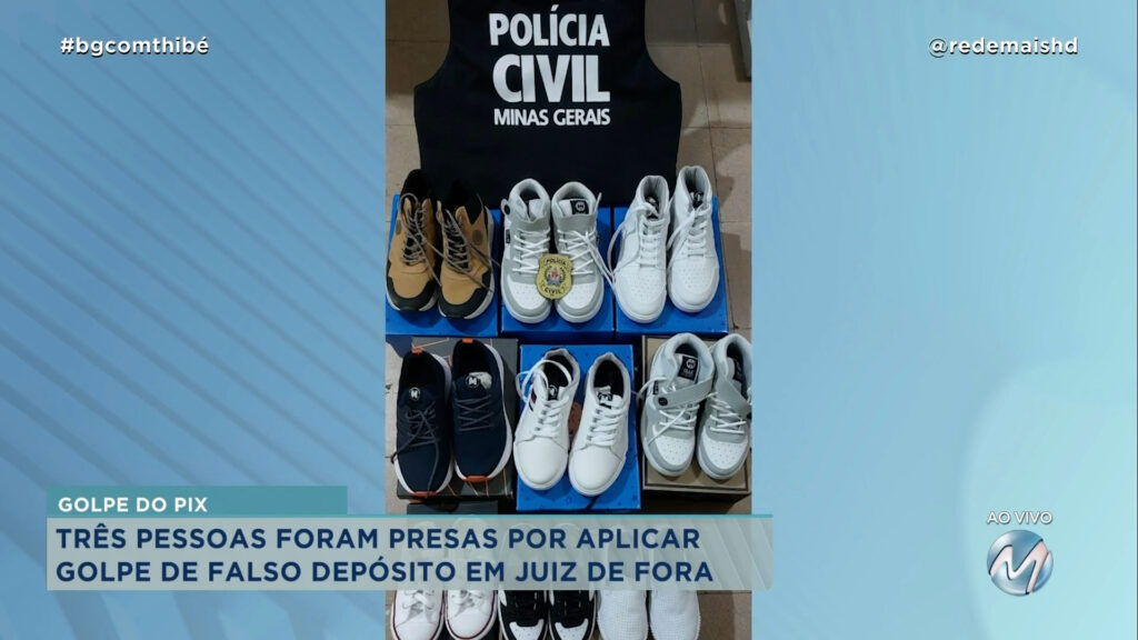 TRÊS PESSOAS SÃO PRESAS POR GOLPE DO PIX EM JUIZ DE FORA