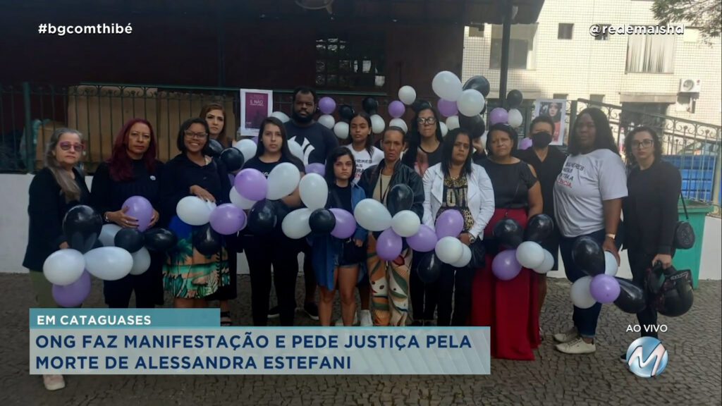 ONG FAZ MANIFESTAÇÃO E PEDE JUSTIÇA PELA MORTE DE ALESSANDRA ESTEFANI