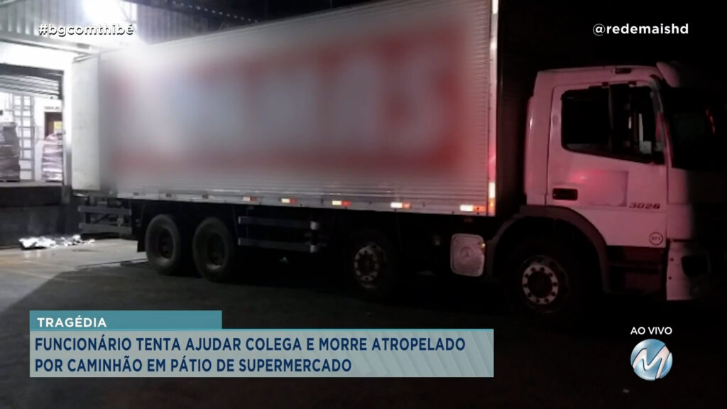 FUNCIONÁRIO DE SUPERMERCADO MORRE ATROPELADO