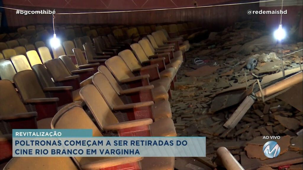 REVITALIZAÇÃO NO CINE RIO BRANCO COMEÇA HOJE EM VARGINHA