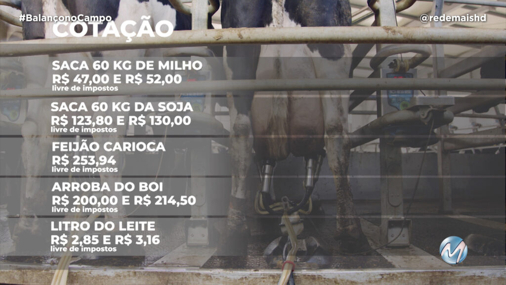 COTAÇÃO DO AGRO – 21/07/2023