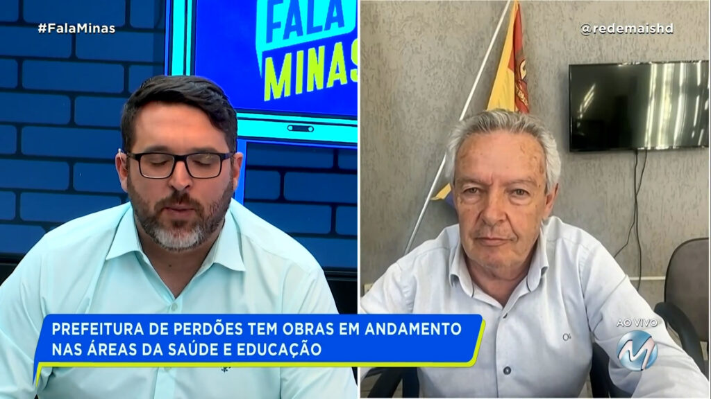 PREFEITURA DE PERDÕES TEM OBRAS EM ANDAMENTO NAS ÁREAS DA SAÚDE E EDUCAÇÃO