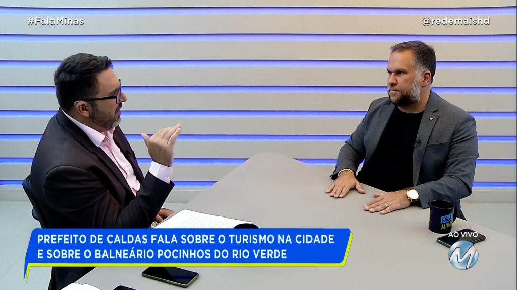 PREFEITO DE CALDAS FALA SOBRE O TURISMO NA CIDADE E SOBRE O BALNEÁRIO DE POCINHOS DO RIO VERDE