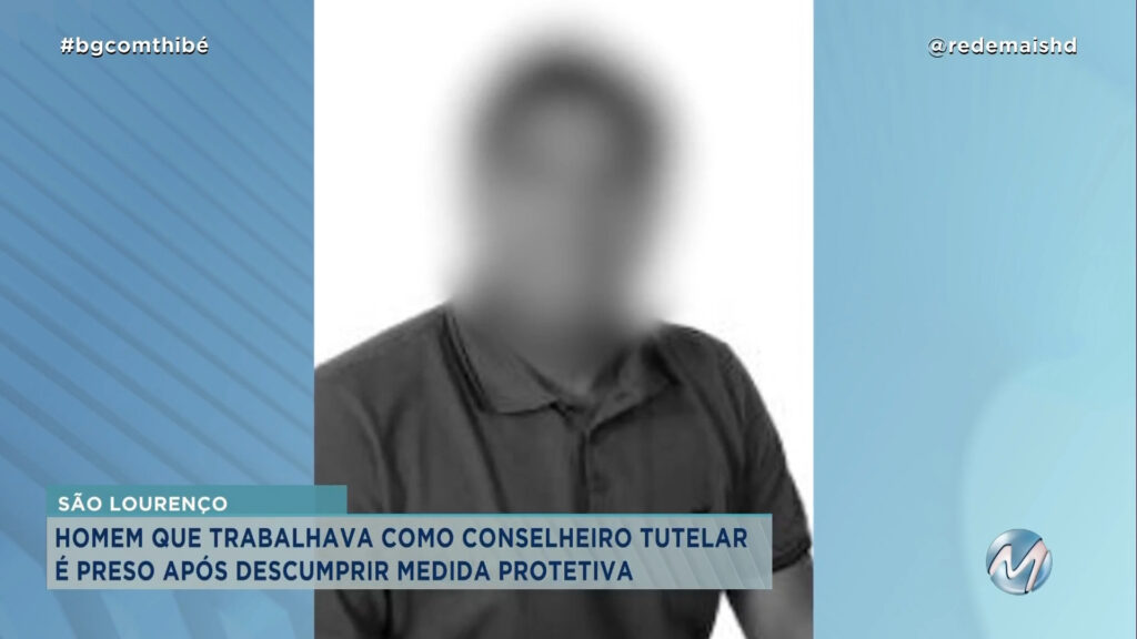 HOMEM QUE TRABALHAVA COMO CONSELHEIRO TUTELAR É PRESO