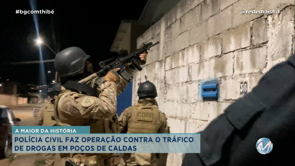 POLÍCIA FAZ GRANDE OPERAÇÃO CONTRA O TRÁFICO