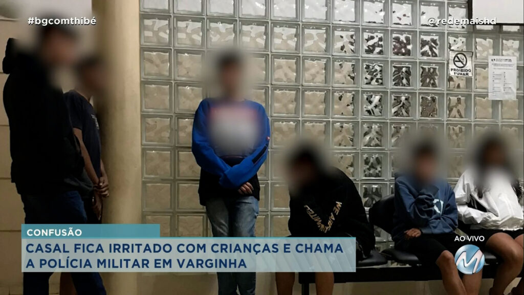 GRUPO DE CRIANÇAS É LEVADO PARA A DELEGACIA POR CAUSA DE BARULHO NA RUA