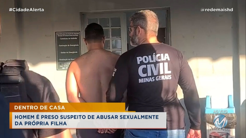 ESTÁ PRESO: HOMEM ABUSAVA SEXUALMENTE DA FILHA DE 10 ANOS DENTRO DE CASA