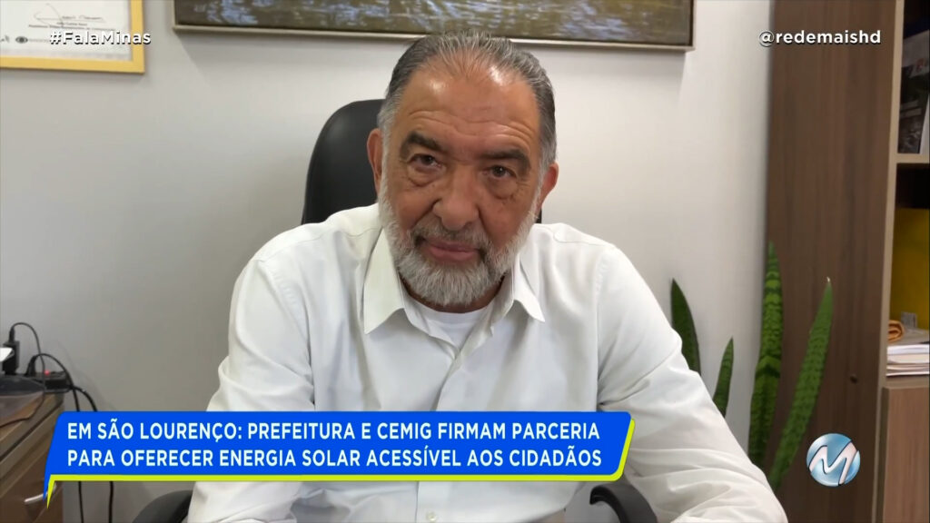 EM SÃO LOURENÇO: PREFEITURA E CEMIG SIM FIRMAM PARCERIA PARA OFERECER ENERGIA SOLAR ACESSÍVEL AOS CIDADÃOS