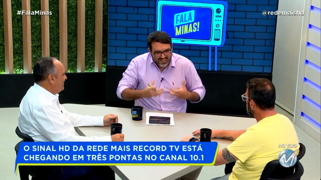 EM TRÊS PONTAS: REDE MAIS COM SINAL HD NA CIDADE E PREFEITURA ANUNCIA LANÇAMENTO DO PODCAST “TPCAST”