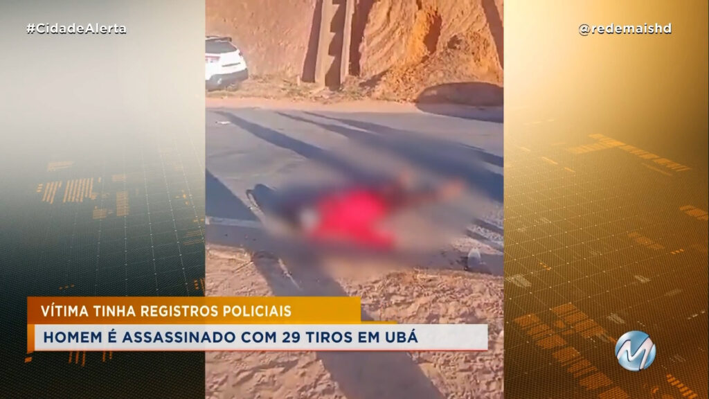 FLAGRANTE IMPRESSIONANTE: GRAVAÇÃO MOSTRA MOMENTO EXATO EM QUE HOMEM É EXECUTADO EM UBÁ