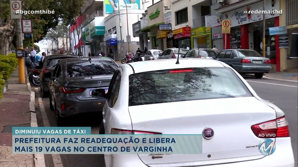 TRÂNSITO: PREFEITURA FAZ READEQUAÇÃO E LIBERA MAIS 19 VAGAS NO CENTRO DE VARGINHA