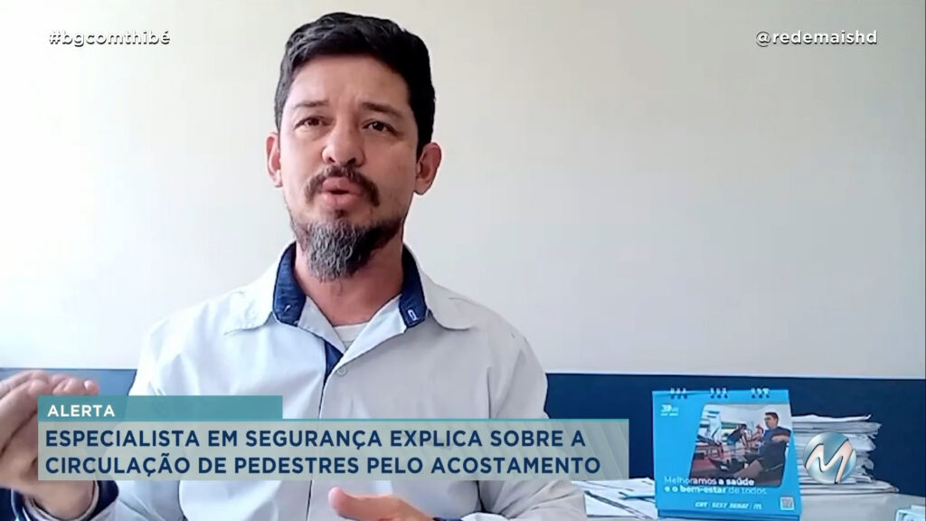 ESPECIALISTA EM SEGURANÇA EXPLICA SOBRE A CIRCULAÇÃO DE PEDESTRES PELO ACOSTAMENTO