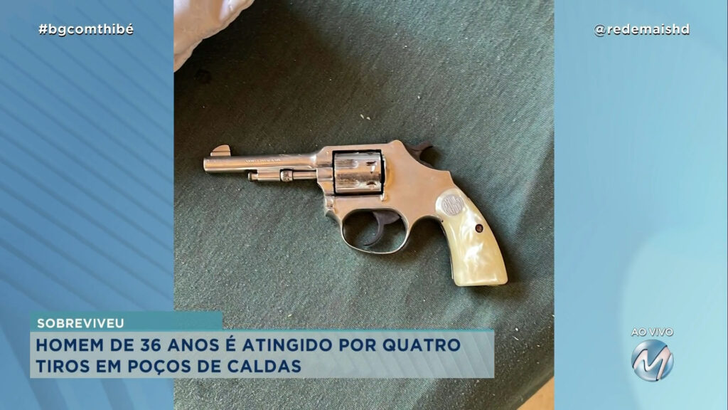 SOBREVIVEU: HOMEM DE 36 ANOS É ATINGIDO POR QUATRO TIROS EM POÇOS DE CALDAS