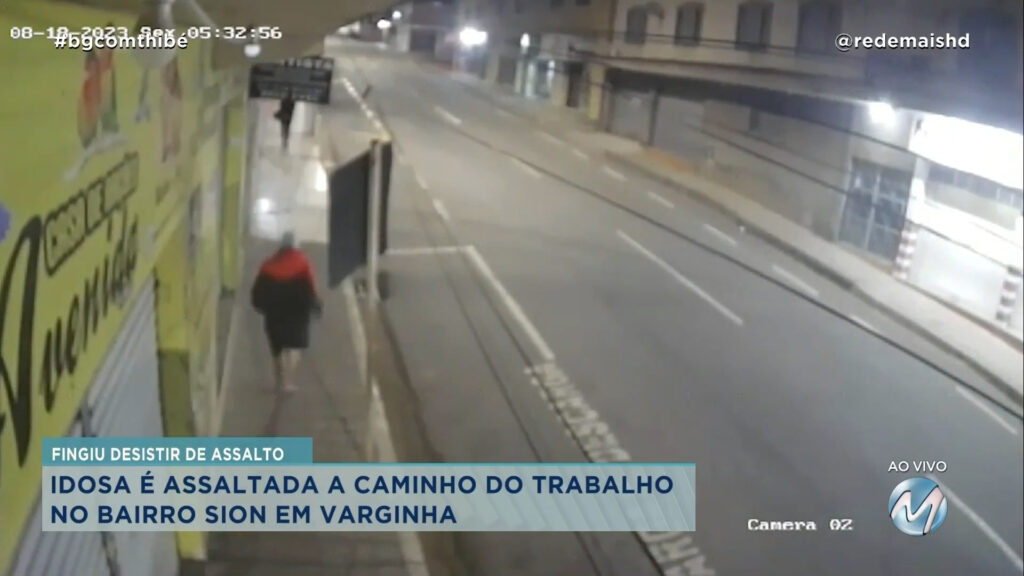 IDOSA É ASSALTADA A CAMINHO DO TRABALHO EM VARGINHA