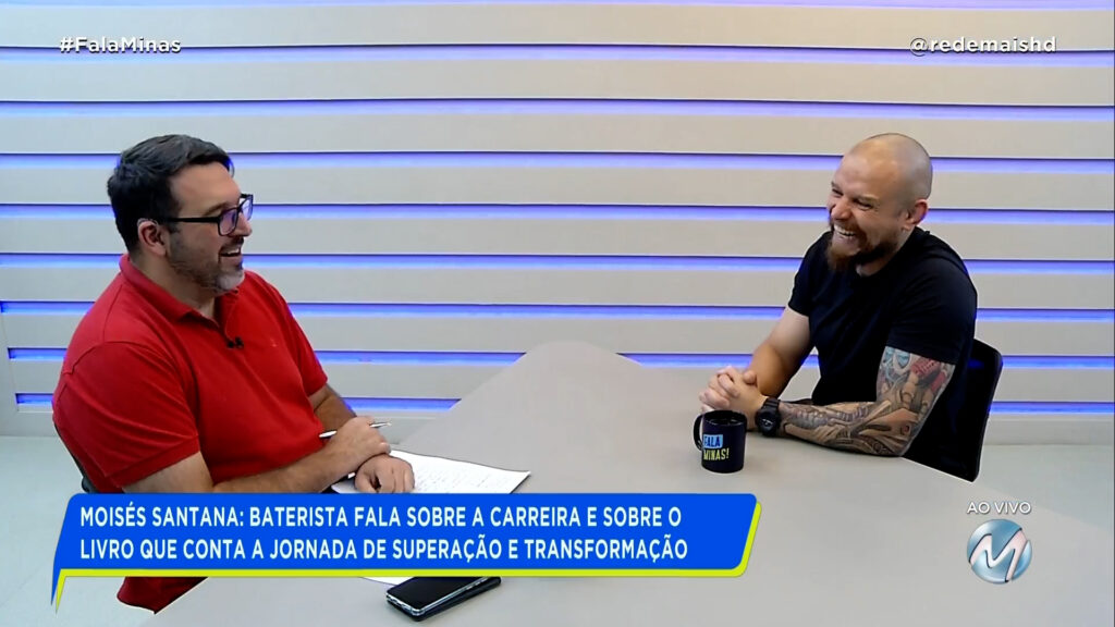 MOISÉS SANTANA: BATERISTA FALA SOBRE A CARREIRA E SOBRE O LIVRO QUE CONTA SUA JORNADA DE SUPERAÇÃO E TRANSFORMAÇÃO