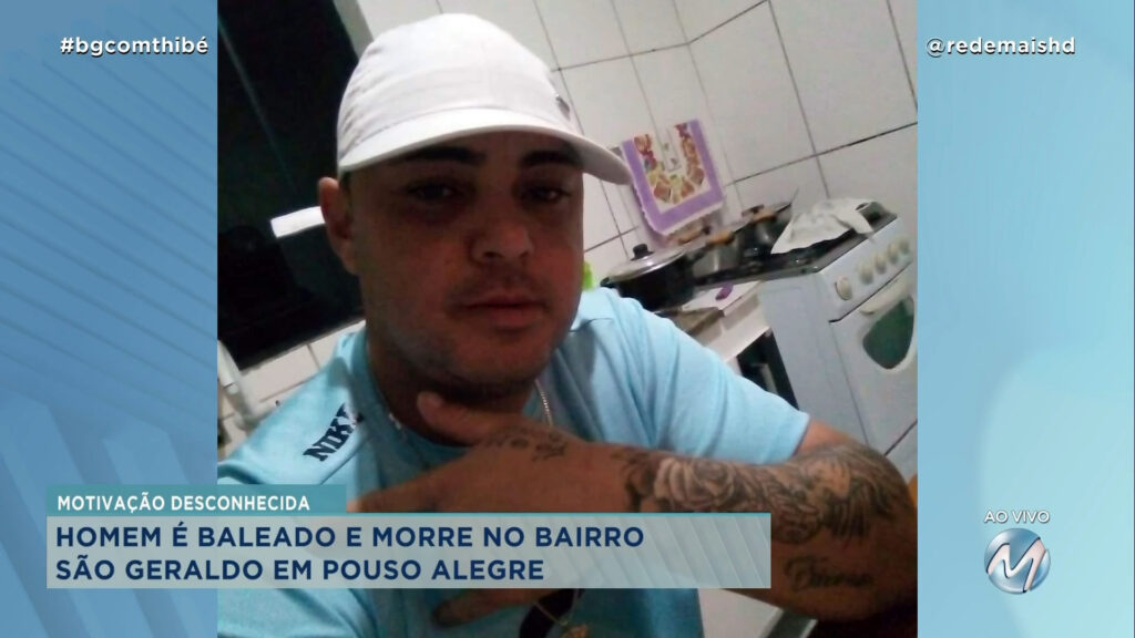 HOMEM É BALEADO E MORRE NO BAIRRO SÃO GERALDO EM POUSO ALEGRE