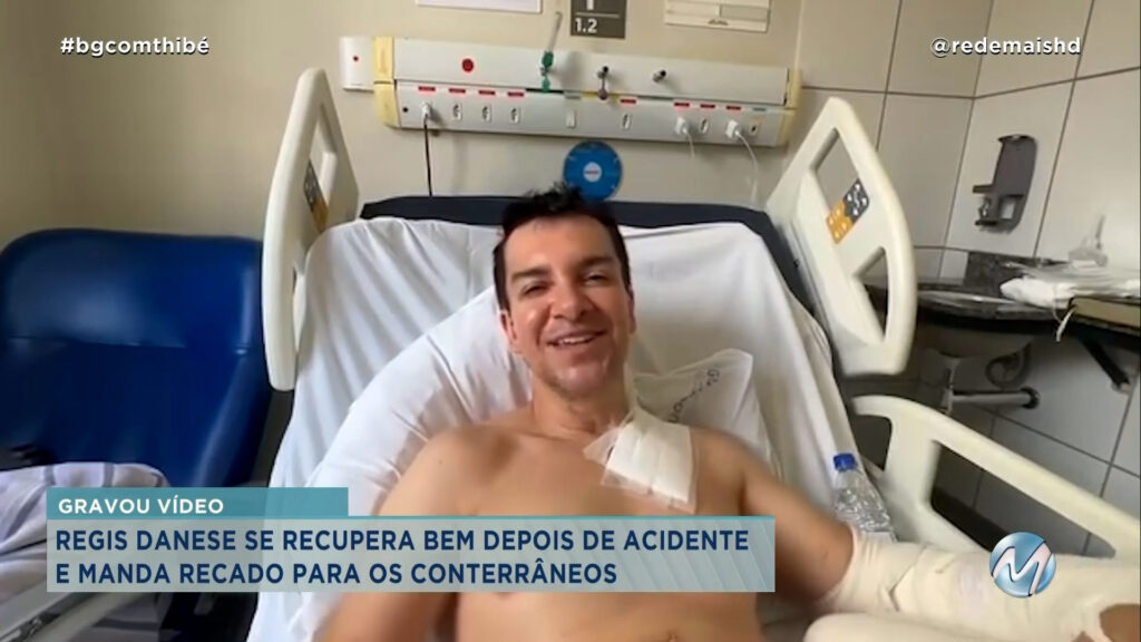 CANTOR REGIS DANESE SE RECUPERA DE ACIDENTE E MANDA RECADO PARA OS CONTERR NEOS