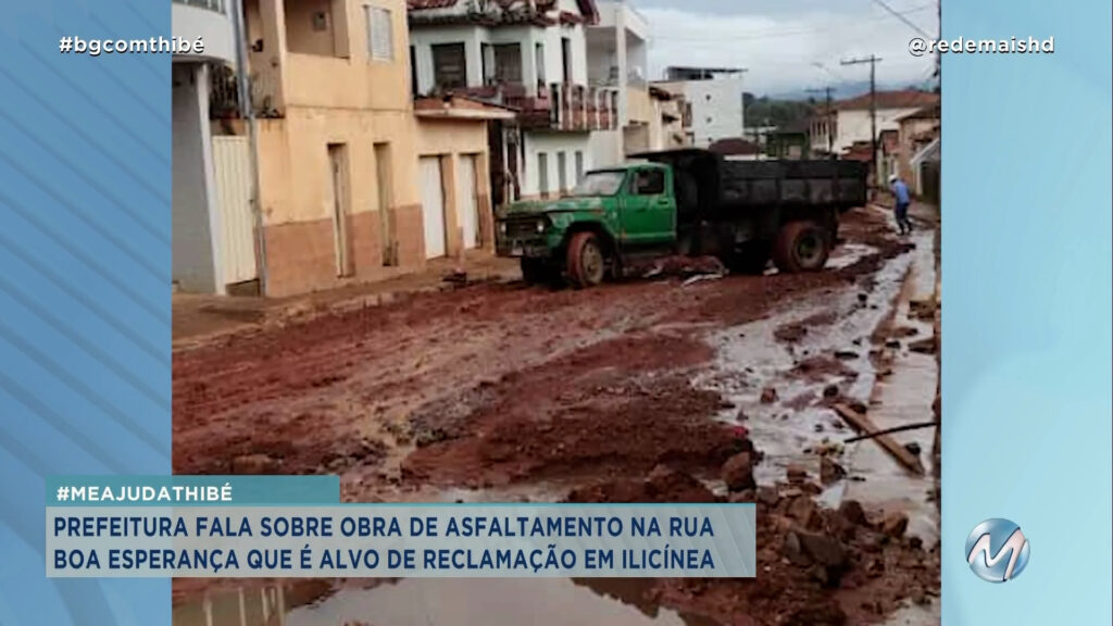 #MEAJUDATHIBÉ : MORADORES RECLAMAM DA DEMORA EM OBRA EM ILICÍNEA