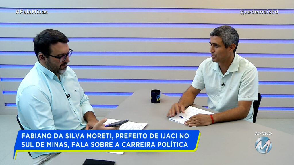 FABIANO DA SILVA MORETI, PREFEITO DE IJACI NO SUL DE MINAS, FALA SOBRE A CARREIRA POLÍTICA