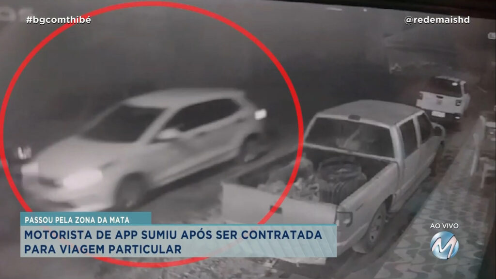 MOTORISTA DE APP SUMIU APÓS SER CONTRATADA PARA VIAGEM PARTICULAR