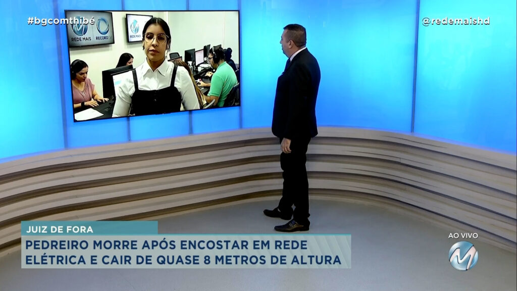 PEDREIRO MORRE APÓS ENCOSTAR EM REDE ELÉTRICA E CAIR DE QUASE 8 METROS DE ALTURA EM JUIZ DE FORA