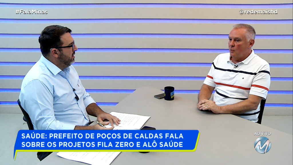 SAÚDE: PREFEITO DE POÇOS DE CALDAS FALA SOBRE OS PROJETOS FILA ZERO E ALÔ SAÚDE