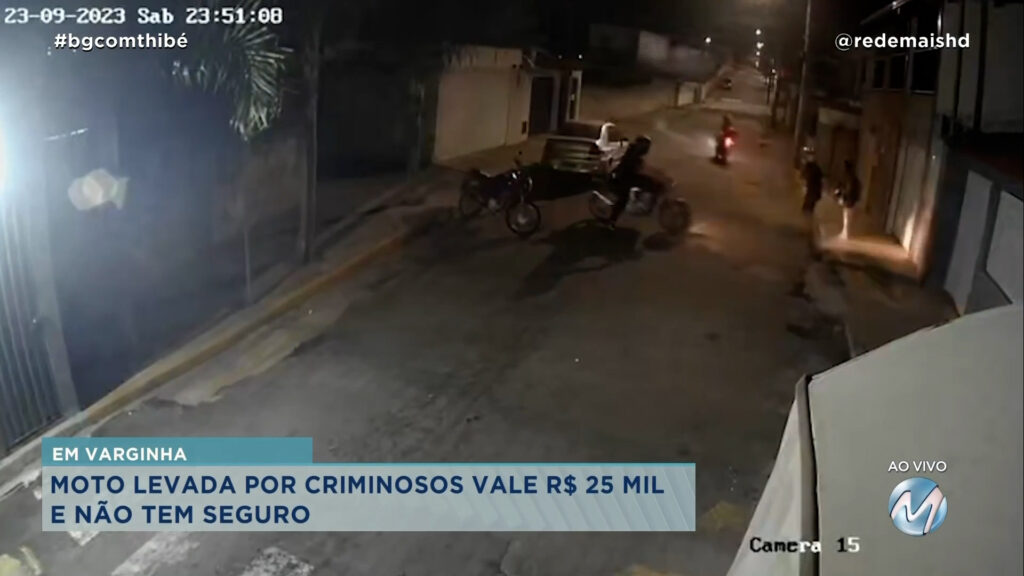 PEDREIRO TEM MOTO ROUBADA E SOFRE INFARTO APÓS O CRIME EM VARGINHA