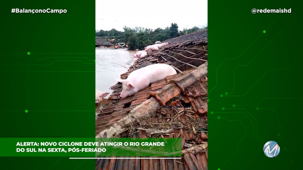 NOVO CICLONE DEVE ATINGIR O RIO GRANDE DO SUL NA SEXTA