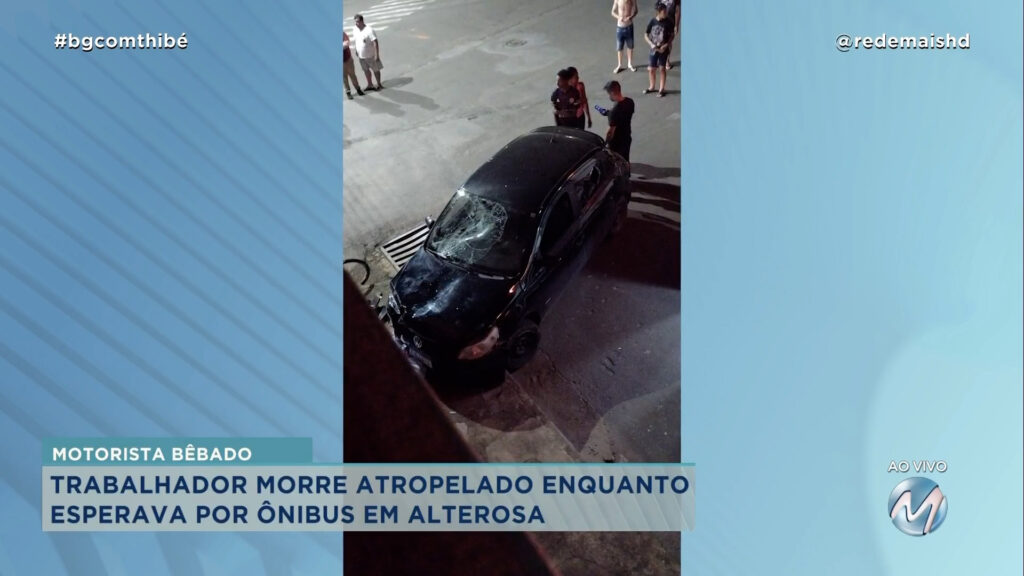 TRABALHADOR MORRE ATROPELADO ENQUANTO ESPERAVA POR ÔNIBUS EM ALTEROSA