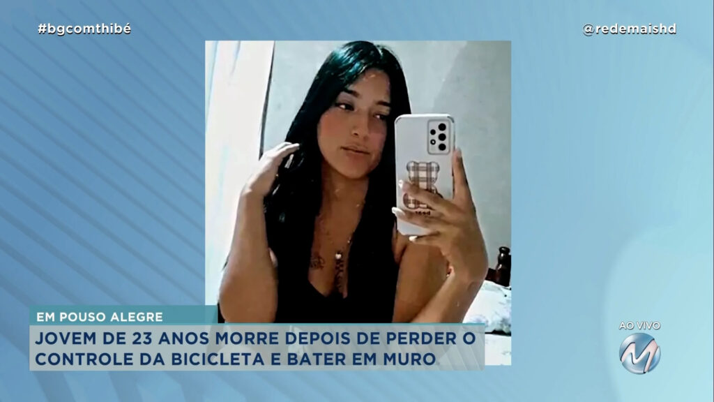 JOVEM MORRE DEPOIS DE PERDER O CONTROLE DA BICICLETA E BATER EM MURO EM POUSO ALEGRE