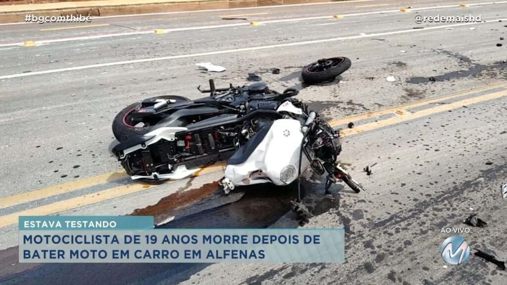 QUERIA COMPRAR O VEÍCULO: MOTOCICLISTA MORRE ENQUANTO TESTAVA MOTO EM ALFENAS